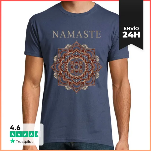 Camiseta Hombre Clásica Camiseta Namaste LaTostadora