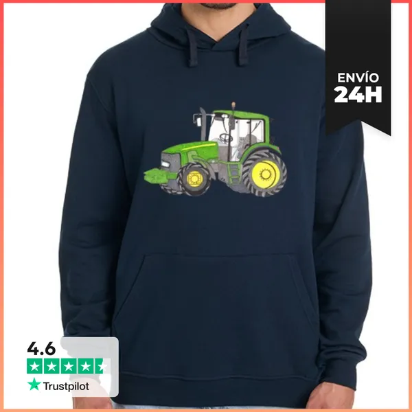 Sudadera Unisex Con Capucha Tractor LaTostadora