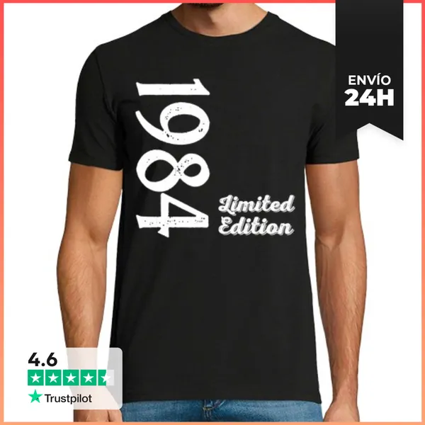 Camiseta Hombre Clásica 1984 40 Anos LaTostadora