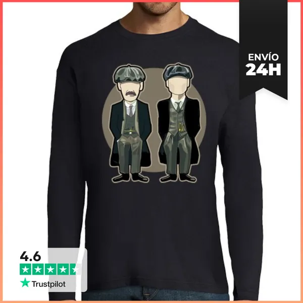 Camiseta Hombre Manga Larga Shelby Brothers - Peaky Blinders