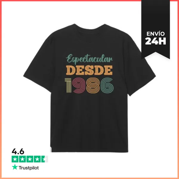 Camiseta Oversize ESPECTACULAR DESDE 1986 LaTostadora
