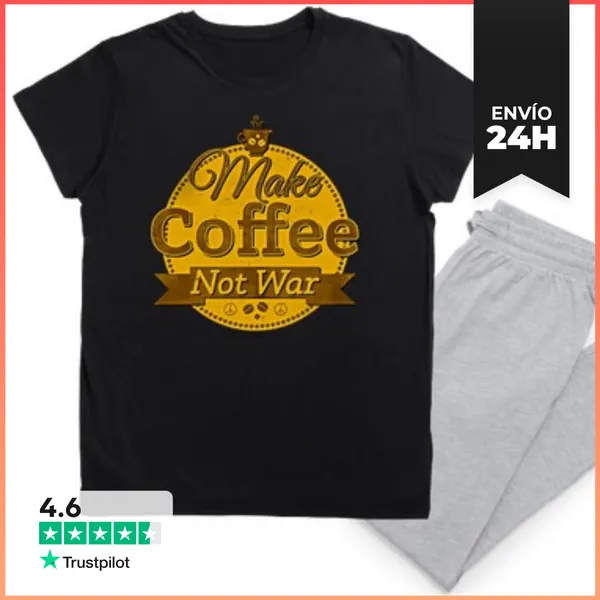 Pijama Make Coffee Not War LaTostadora