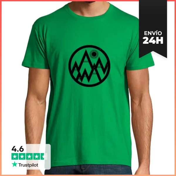 Camiseta Hombre Clásica Naturaleza Geométrica LaTostadora