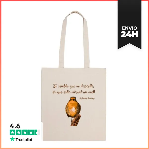 Bolsa De Tela Tote Bag Pit-roig LaTostadora