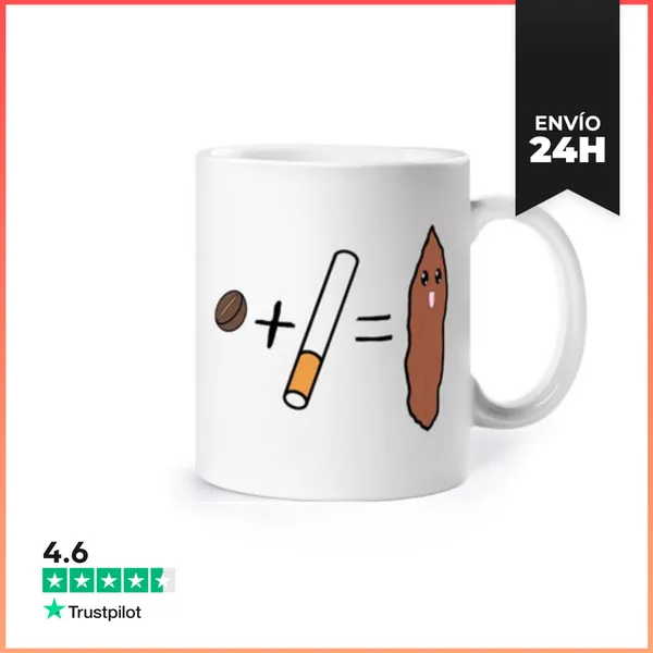Taza Café Y Cigarro, Muñeco De Barro Esquerrans LaTostadora