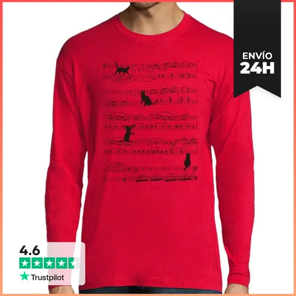 Camiseta Hombre Manga Larga Musicat LaTostadora