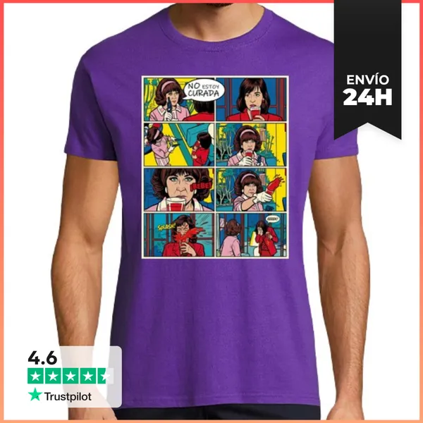 Camiseta Hombre Clásica Duelo Gazpacho -Almodovar LaTostadora