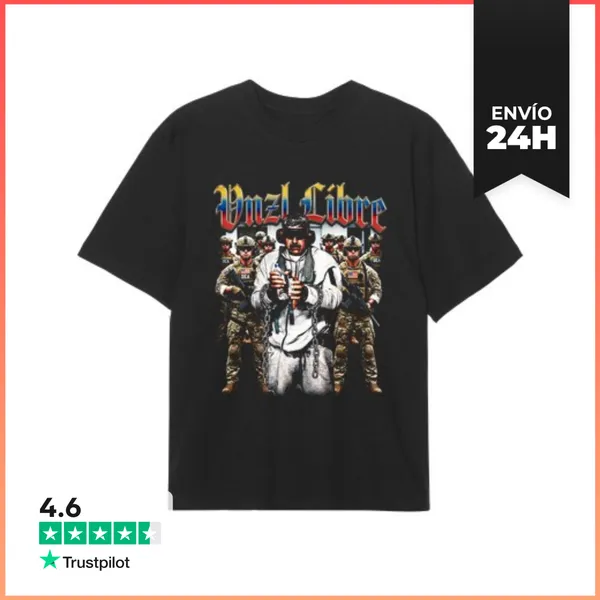 Camiseta Oversize Venezuela Libre Maduro DEA Trump LaTostadora