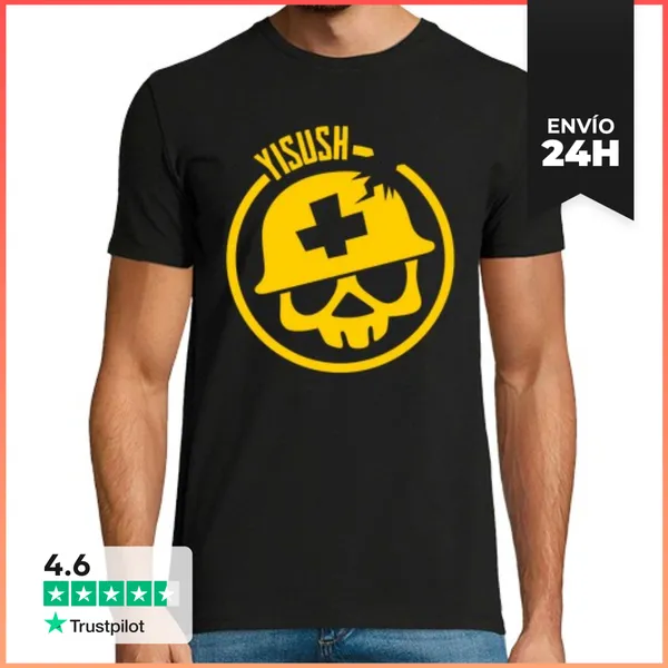 Camiseta Hombre Clásica Yisus Heal LaTostadora