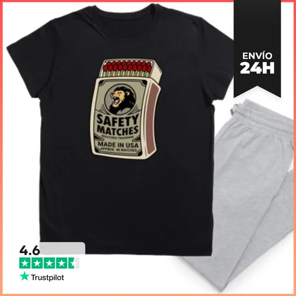Pijama Caja De Cerillas León Vintage LaTostadora