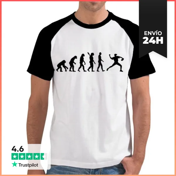 Camiseta Hombre, Estilo Béisbol La Evolución Del Béisbol