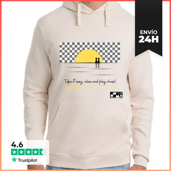 Sudadera Unisex Con Capucha SUMMER CHESS LaTostadora