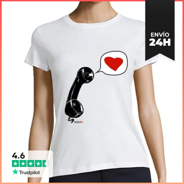 Camiseta Mujer Clásica Te Quiero LaTostadora