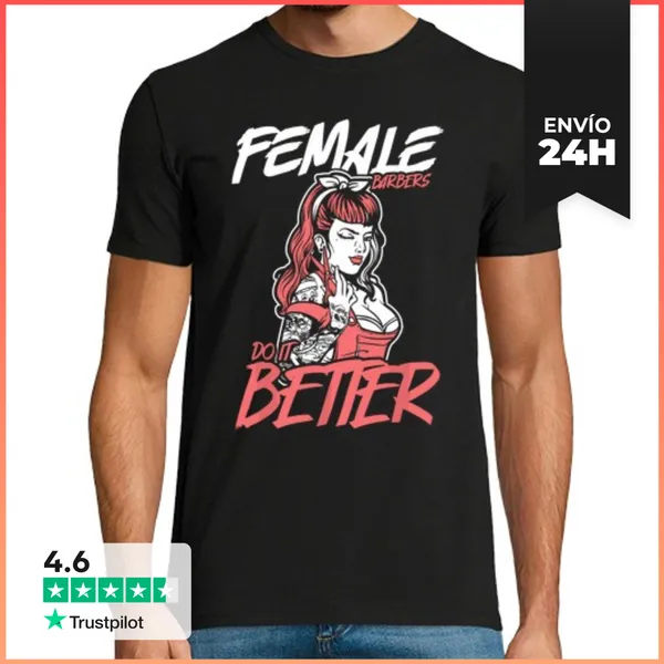Camiseta Hombre Clásica Las Peluqueras Lo Hacen Mejor Estilista