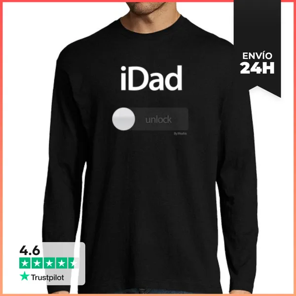 Camiseta Hombre Manga Larga IDad LaTostadora