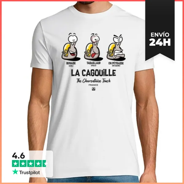 Camiseta Hombre Clásica Dessin 1193982 LaTostadora