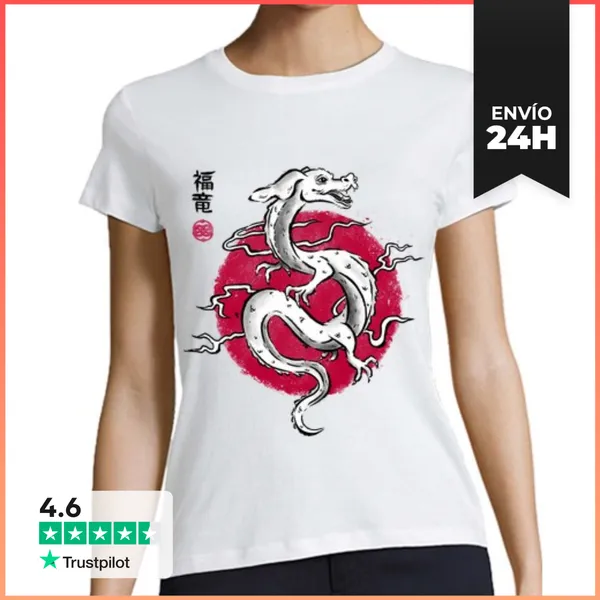 Camiseta Mujer Clásica Ink Fukuryu LaTostadora