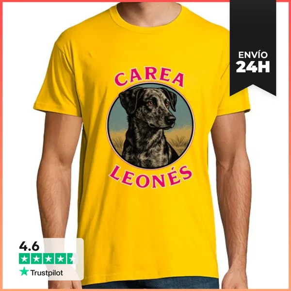 Camiseta Hombre Clásica Carea Leonés LaTostadora