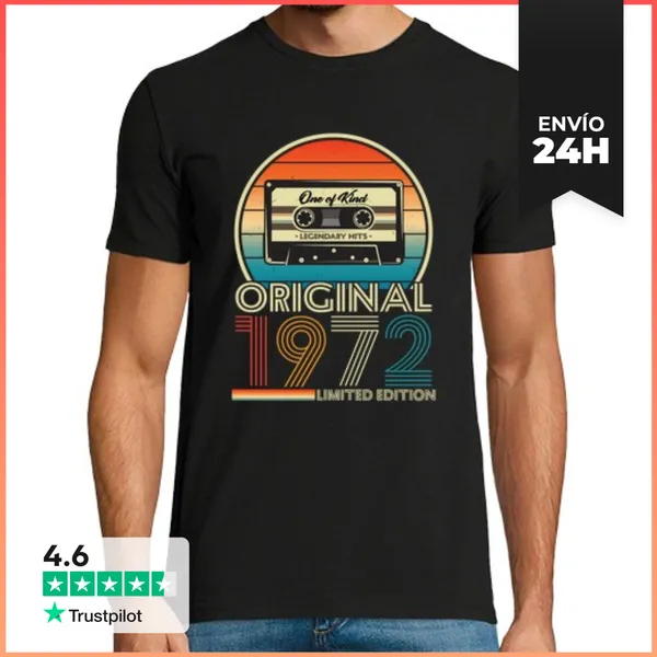 Camiseta Hombre Clásica One Of Kind 1972 LaTostadora
