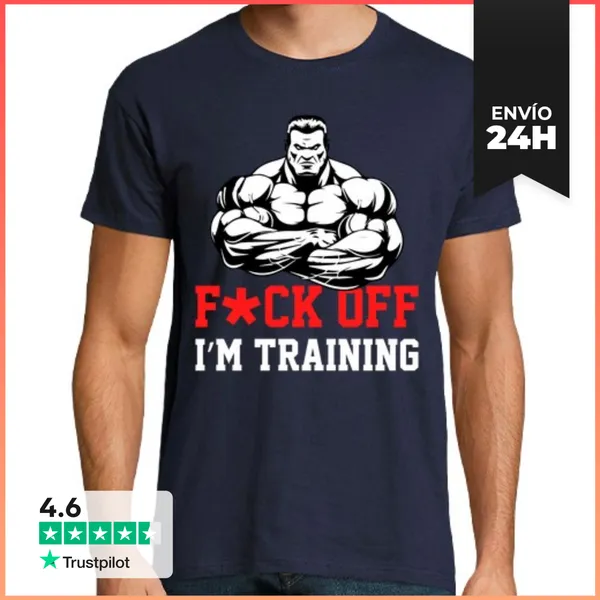 Camiseta Hombre Clásica Estoy Entrenando LaTostadora