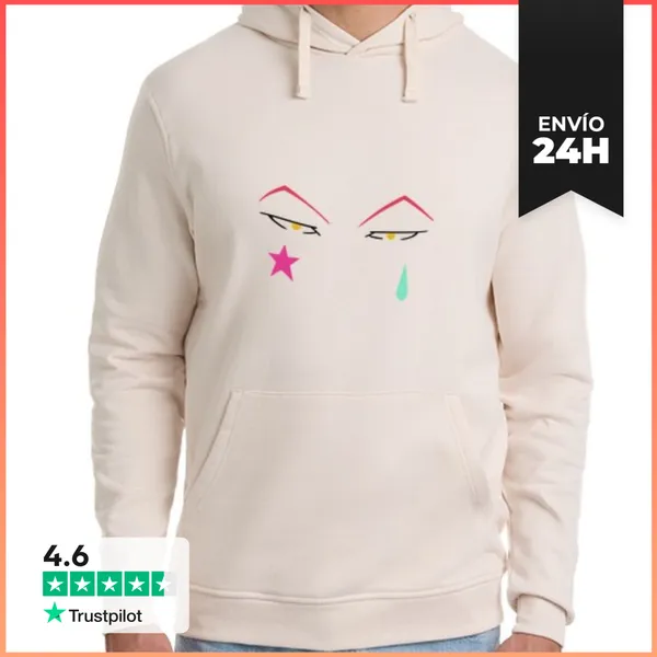 Sudadera Unisex Con Capucha Hisoka LaTostadora