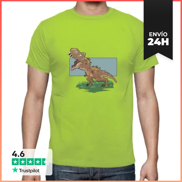 Camiseta Hombre Clásica Kepo T-Rex LaTostadora