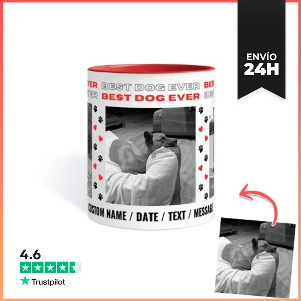 Taza De Colores TAZA BEST DOG LaTostadora