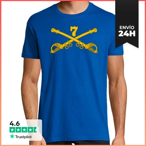 Camiseta Hombre Clásica 7º Caballeria LaTostadora