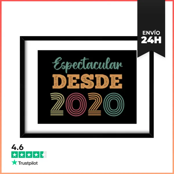 Cuadro Con Marco Horizontal ESPECTACULAR DESDE 2020 LaTostadora