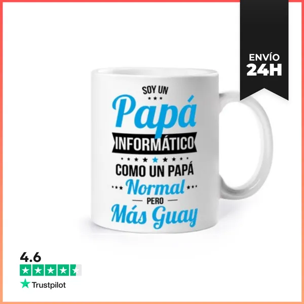 Taza Soy Un Papá Informático Más Guay LaTostadora