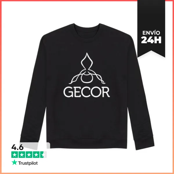 Sudadera Unisex Sudadera Eco Negro Unisex LaTostadora
