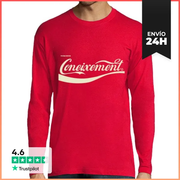 Camiseta Hombre Manga Larga CONEIXEMENT MANIGA LLARGA LaTostadora