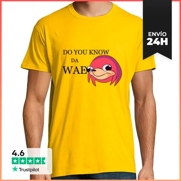 Camiseta Hombre Clásica Do You Know The Way, Ugandan Knuckles