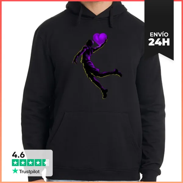 Sudadera Unisex Con Capucha Hombre, Jersey Con Capucha, Negro
