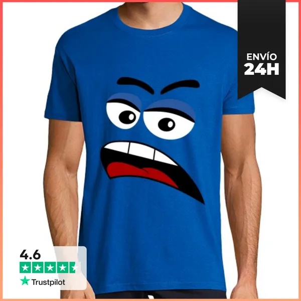 Camiseta Hombre Clásica DIVERTIDA CARA LaTostadora