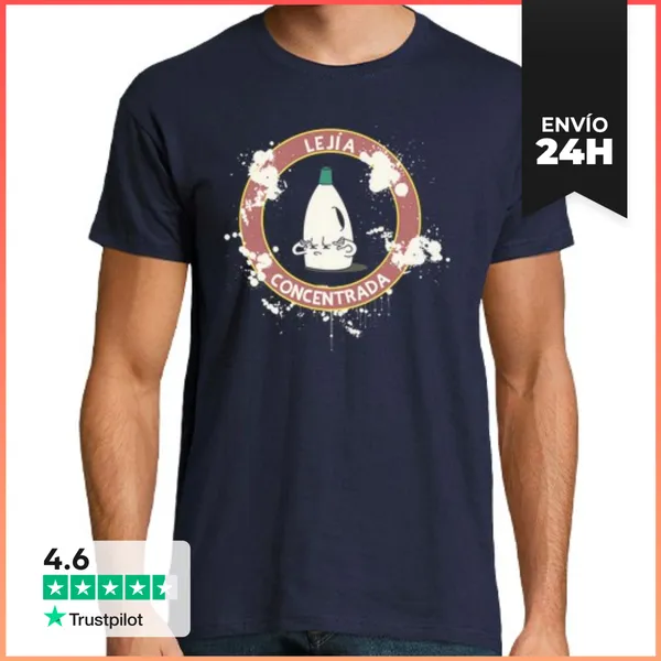 Camiseta Hombre Clásica Lejía Concetrada LaTostadora