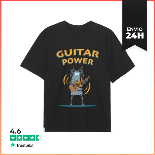 Camiseta Oversize Guitar Power LaTostadora