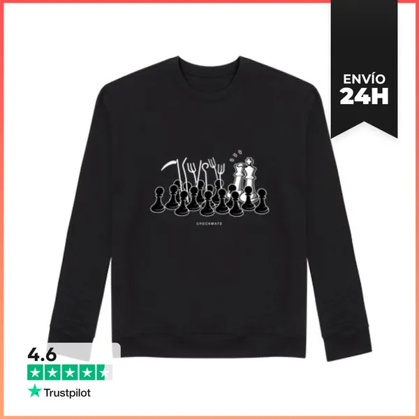 Sudadera Unisex Jaque Mate LaTostadora