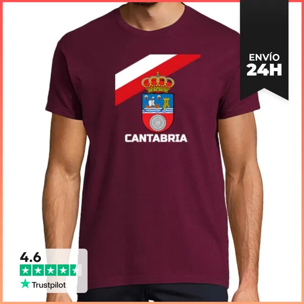 Camiseta Hombre Clásica CANTABRIA LaTostadora