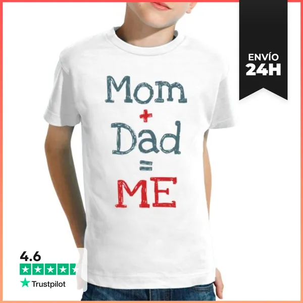 Camiseta Clásica Para Niños Mom And Dad Is Me LaTostadora