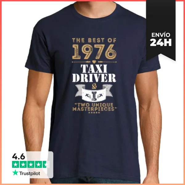 Camiseta Hombre Clásica 1976 Taxi Driver & I LaTostadora