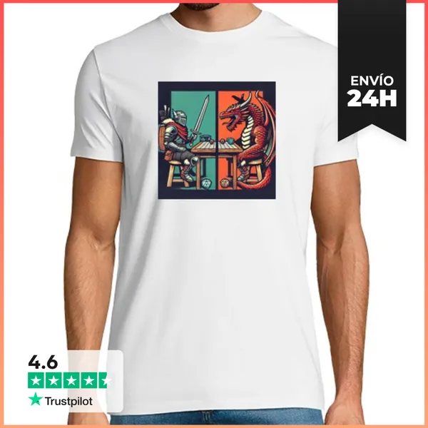 Camiseta Hombre Clásica DnD LaTostadora