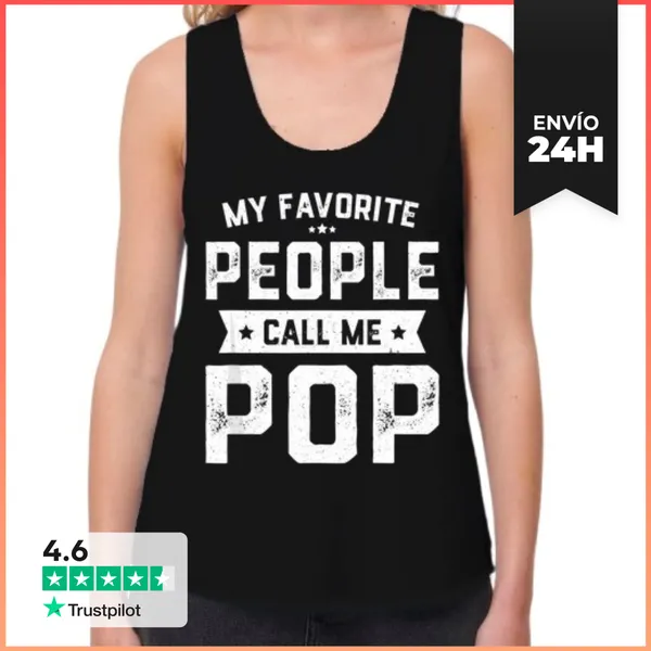 Camiseta Mujer Sin Mangas, Loose Fit Mis Personas Favoritas Me