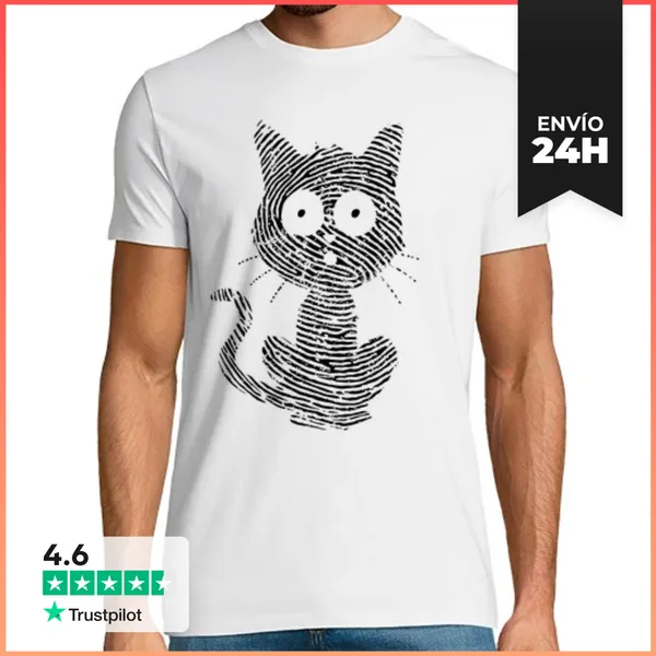 Camiseta Hombre Clásica Chat Unique LaTostadora