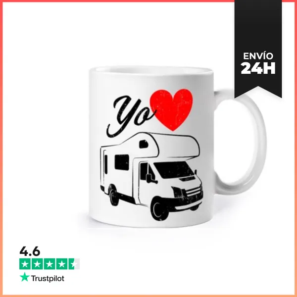 Taza Yo Amo Las Autocaravanas LaTostadora