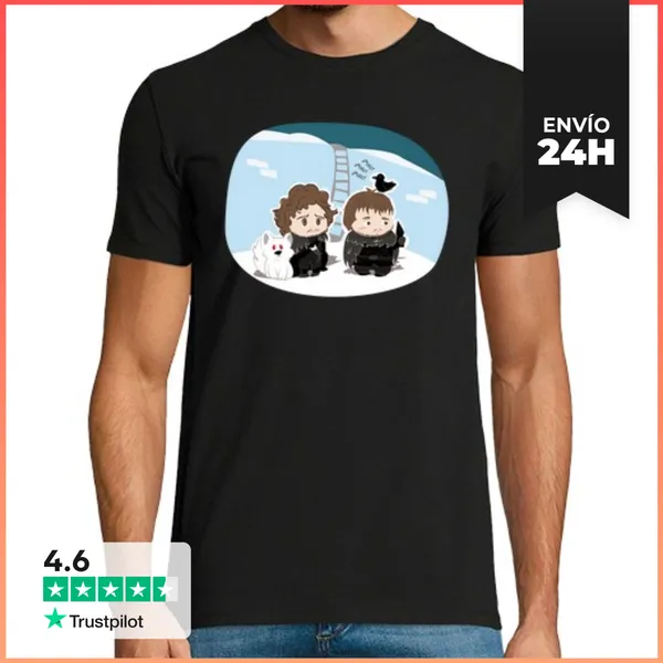 Camiseta Hombre Clásica Jon Y Sam LaTostadora