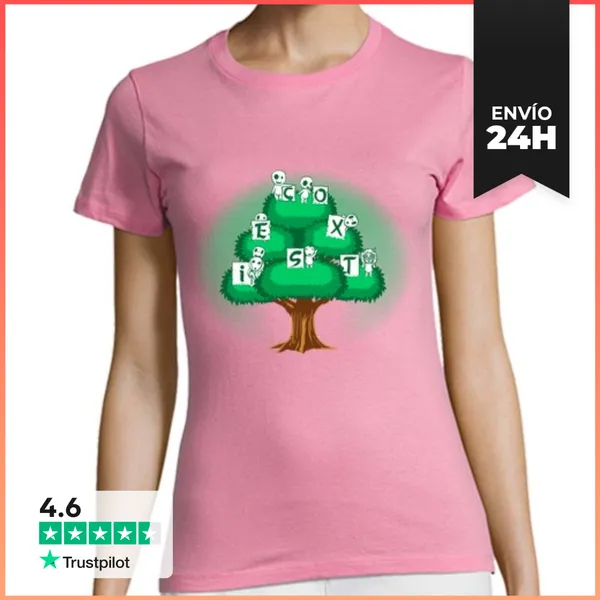 Camiseta Mujer Clásica Kodamas Coexist LaTostadora
