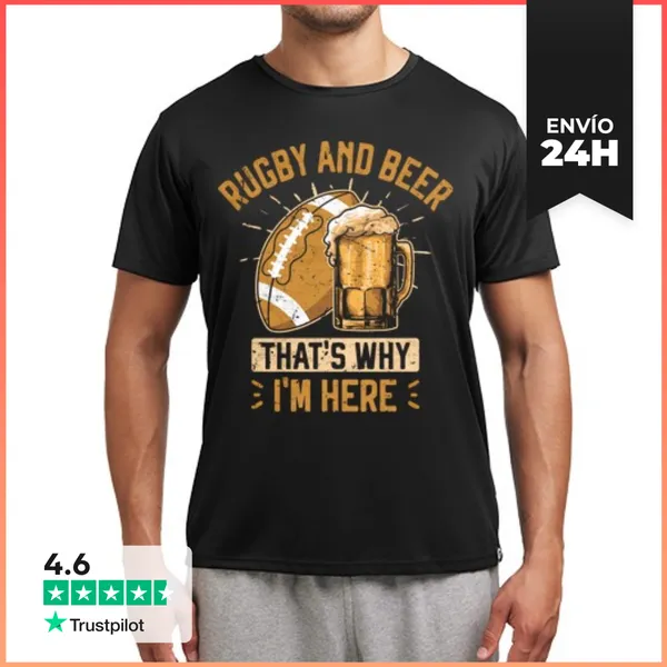 Camiseta Deportiva Hombre Regalo De Jugador De Rugby De Rugby Y C