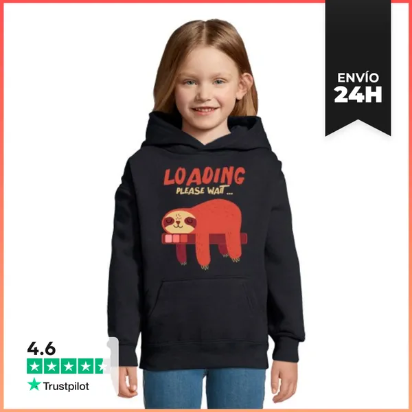 Sudadera Para Niños Con Capucha Cargando LaTostadora