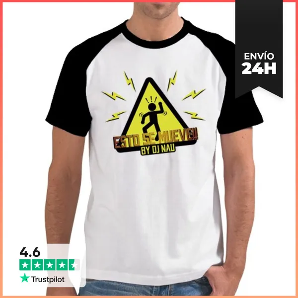 Camiseta Hombre, Estilo Béisbol Hombre, Estilo Béisbol, Blanca Y